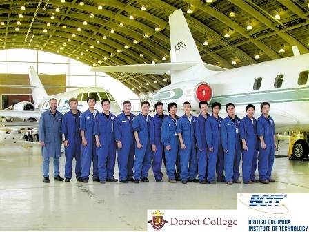 Du học Canada, Sinh viên theo học chuyên ngành Bảo trì máy bay (AMS) tại Dorset - BCIT.jpg